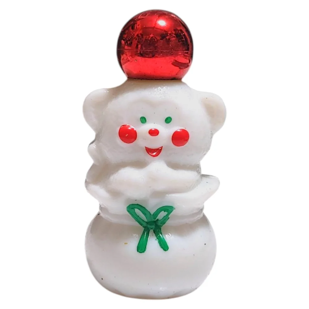Avon Christmas Snug Cub Decanter With Cotillion Cologne 1 Fl. Oz. New In Box